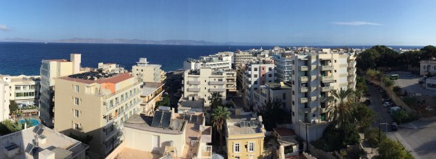 View From Rhodes Hotel Balcony